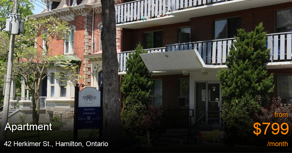 42 herkimer st., hamilton Apartment for Rent