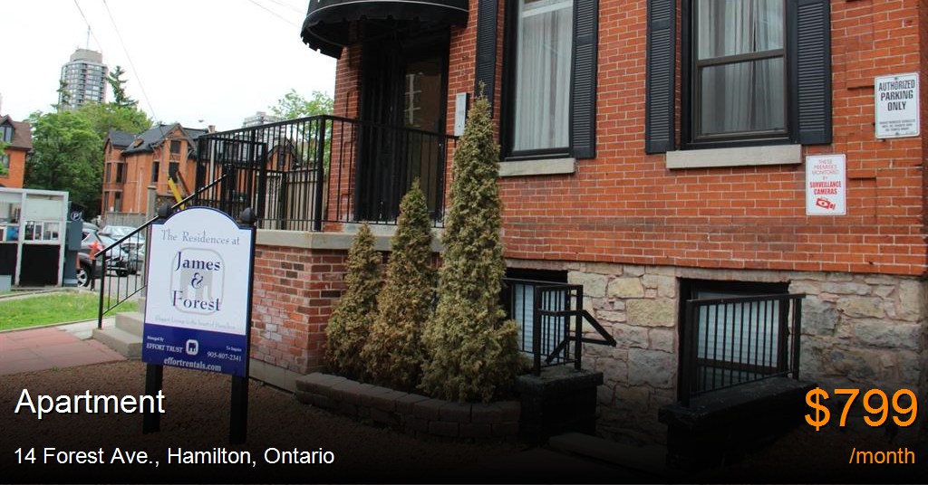 14 forest ave., hamilton Apartment for Rent