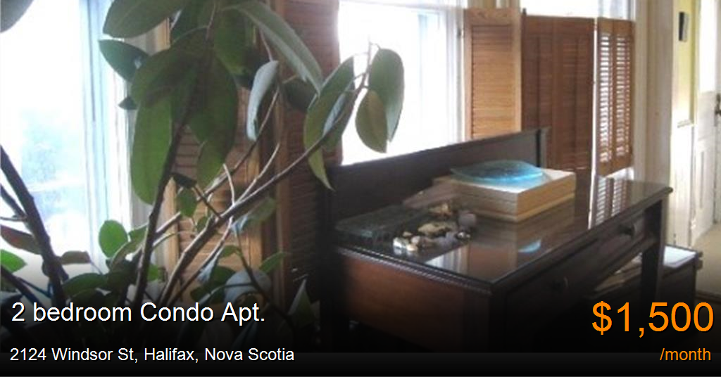 2124 windsor st, halifax Condo Apt. for Rent