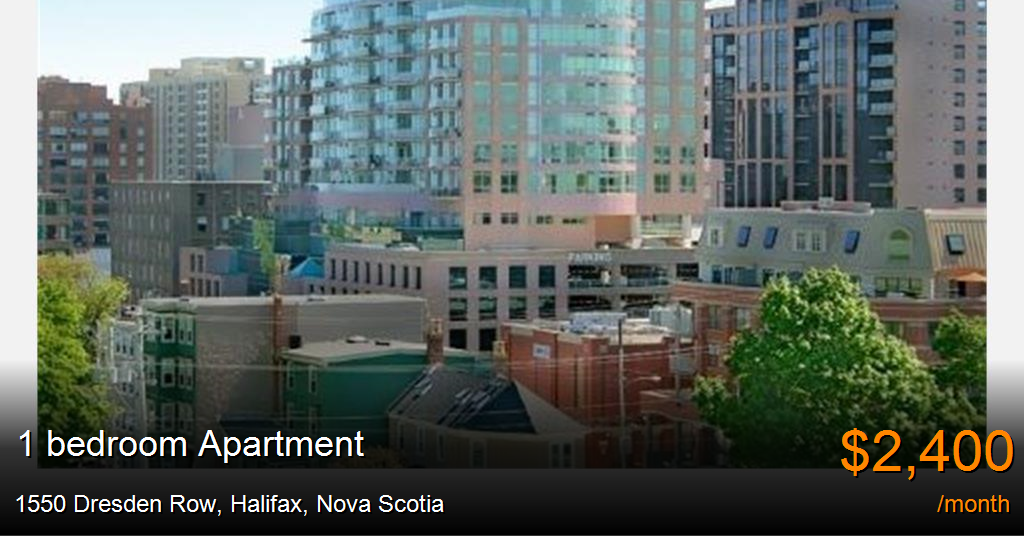 1550 Dresden Row, Halifax Apartment for Rent B118904