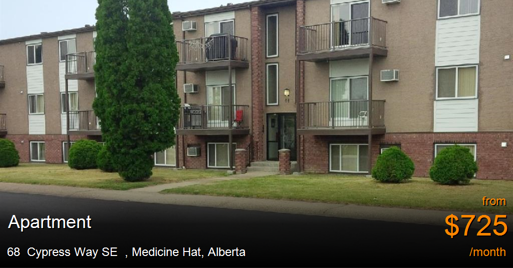 68 cypress way se, medicine hat Apartment for Rent