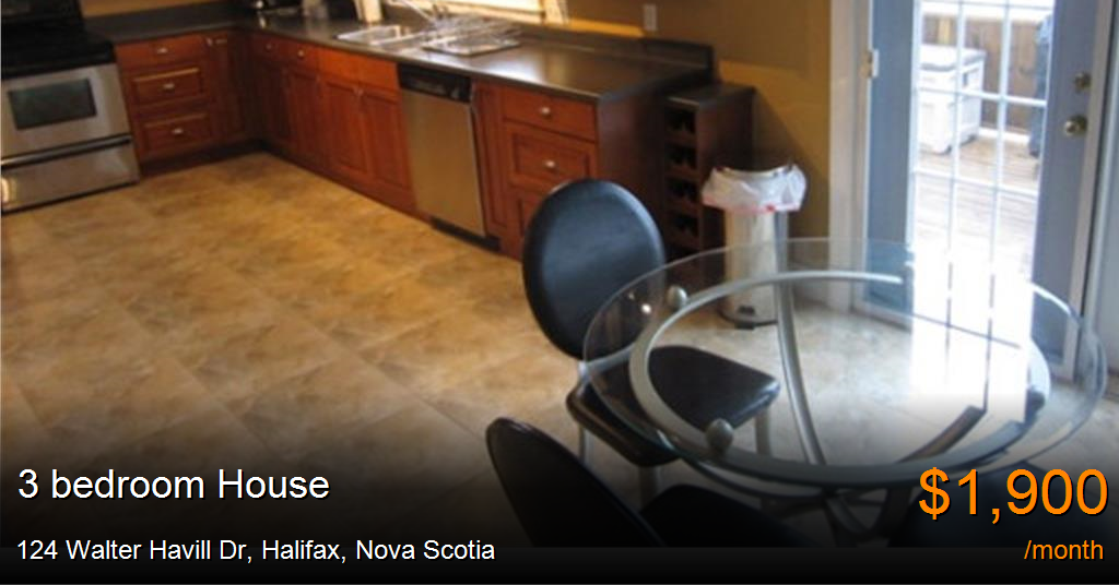 124 Walter Havill Dr, Halifax House for Rent B119715