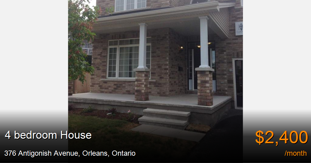 376 antigonish avenue, orleans House for Rent