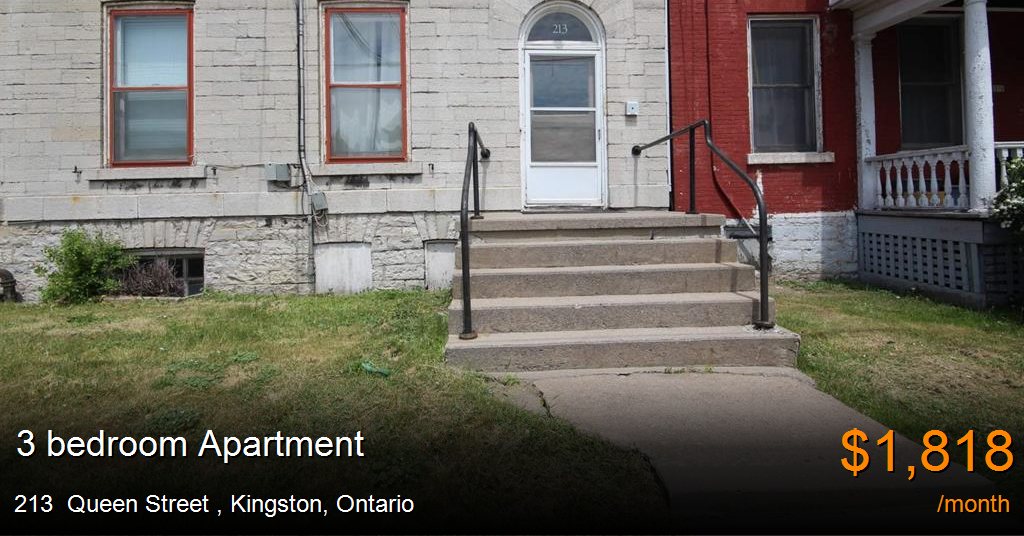 213 Queen Street Kingston Apartment For Rent