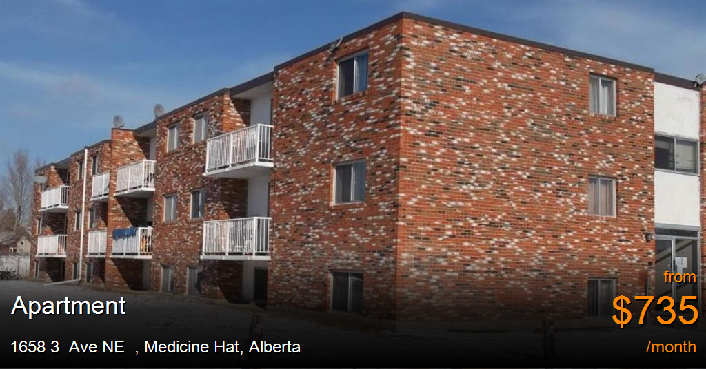 1658 3 ave ne, medicine hat Apartment for Rent