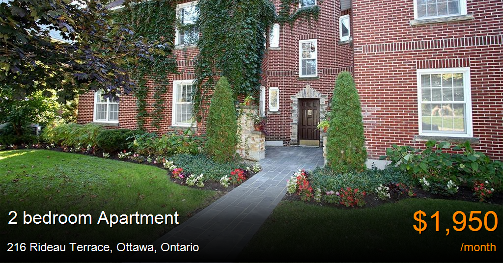 216 rideau terrace, ottawa Apartment for Rent