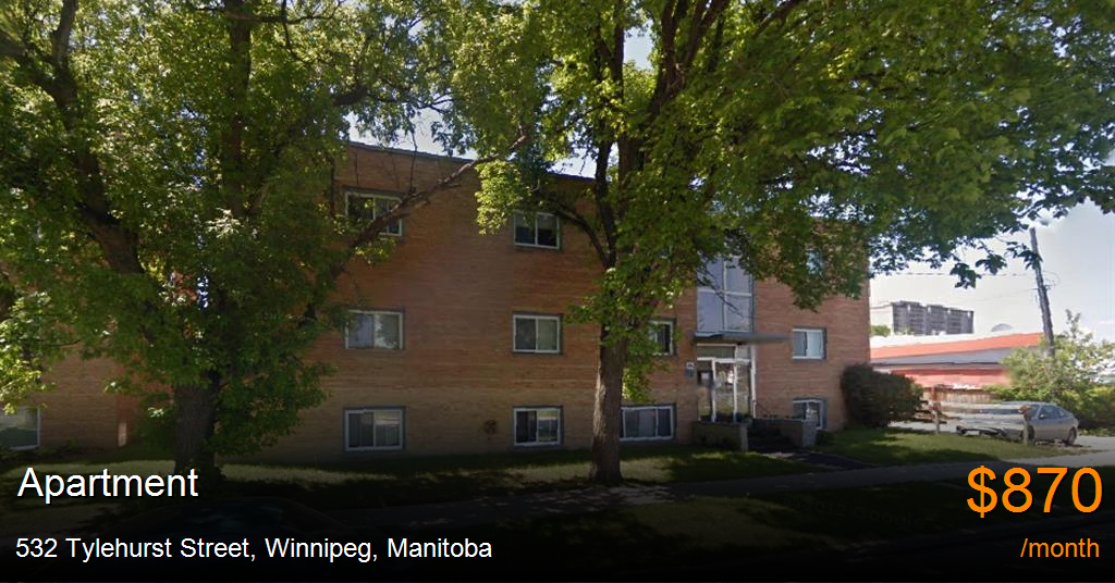 532 tylehurst street, winnipeg Apartment for Rent