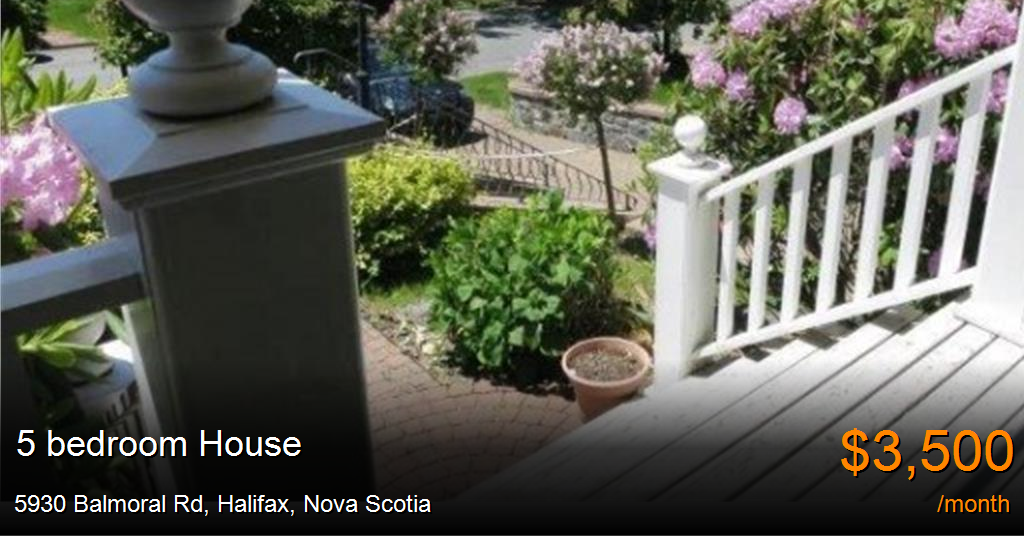 5930 balmoral rd, halifax House for Rent
