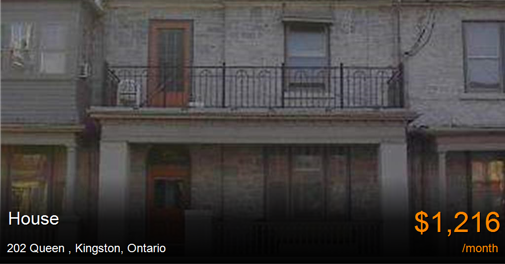 202 queen, kingston House for Rent