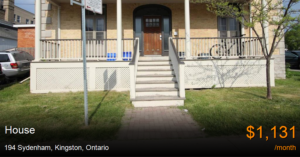 194 sydenham, kingston House for Rent