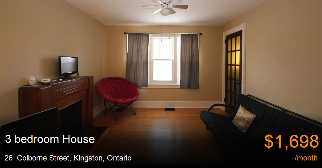 26 colborne street, kingston House for Rent