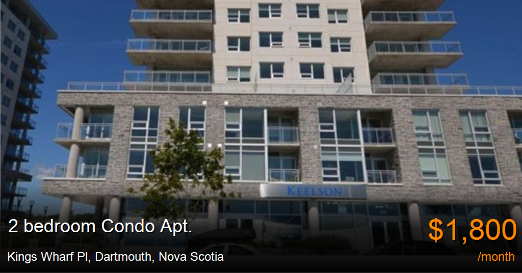 kings wharf pl, dartmouth Condo Apt. for Rent