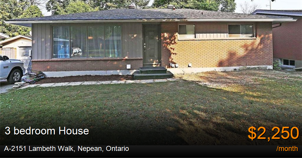 a2151 lambeth walk, nepean House for Rent