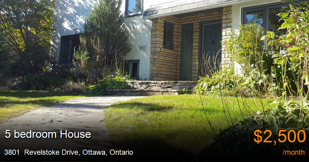 3801 revelstoke drive, ottawa House for Rent