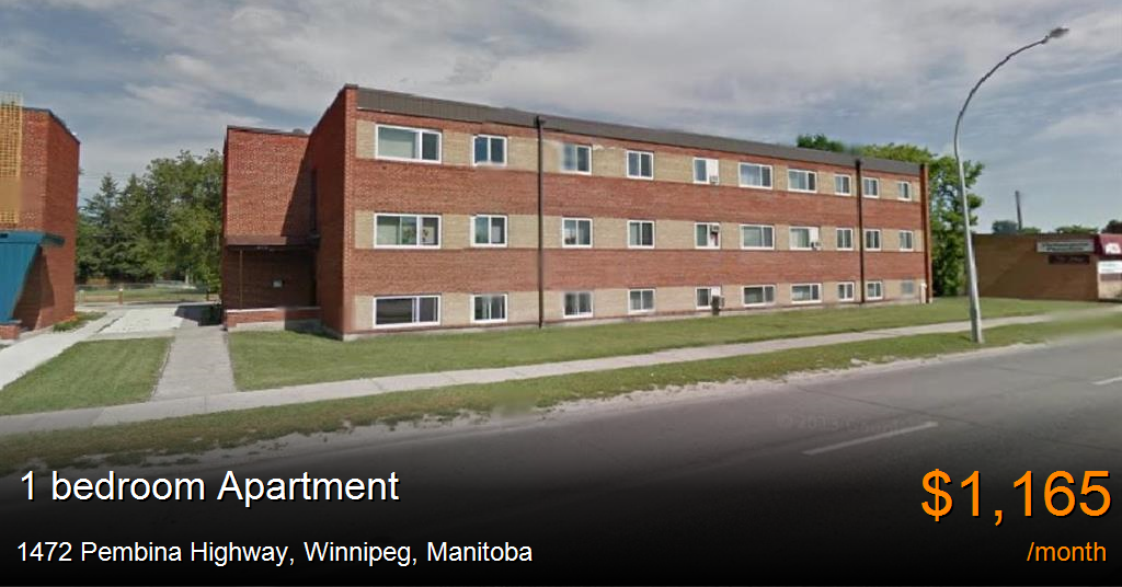 1472 pembina highway, winnipeg Apartment for Rent