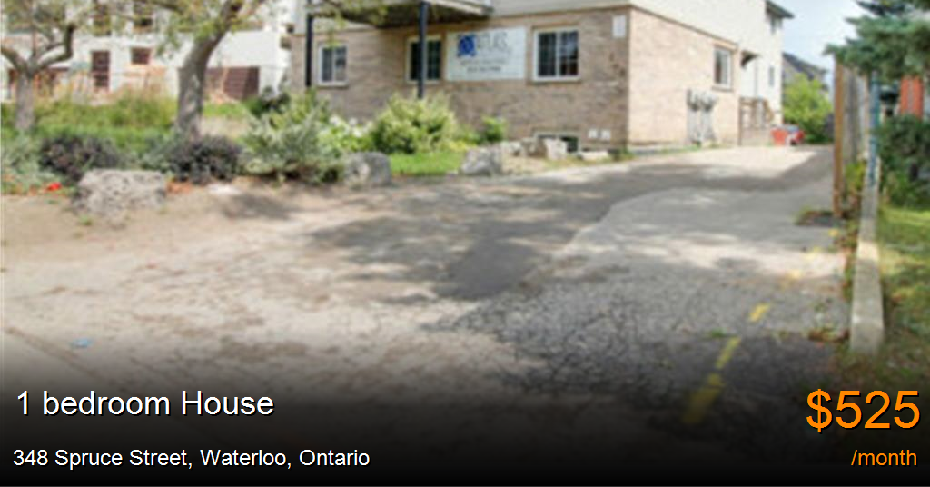 348 spruce street, waterloo House for Rent