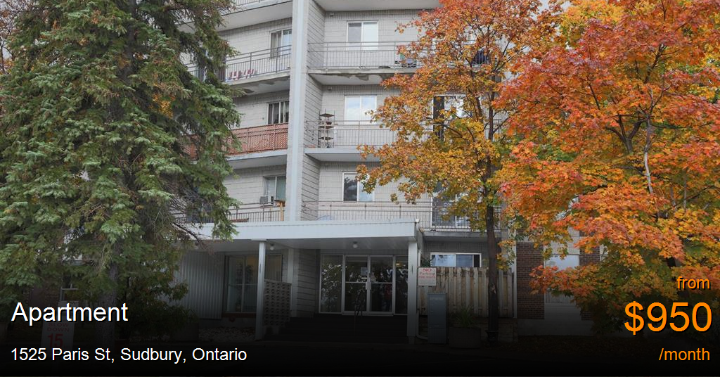 1525 paris st, sudbury Apartment for Rent