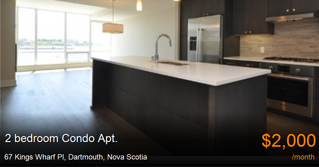 67 kings wharf pl, dartmouth Condo Apt. for Rent