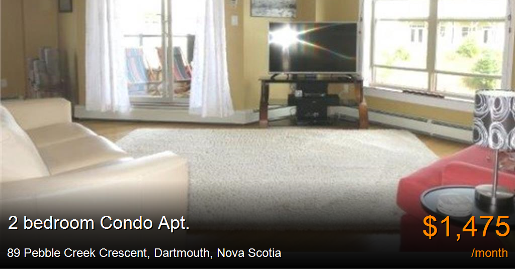 89 pebble creek crescent, dartmouth Condo Apt. for Rent