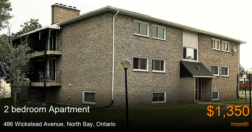 486 wickstead avenue, north bay Apartment for Rent