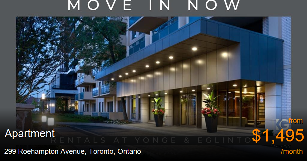 299 Roehampton Avenue, Toronto Apartment for Rent