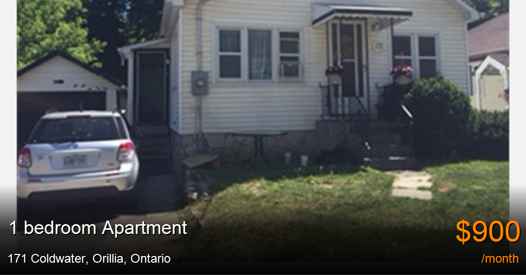 171 coldwater, orillia Apartment for Rent