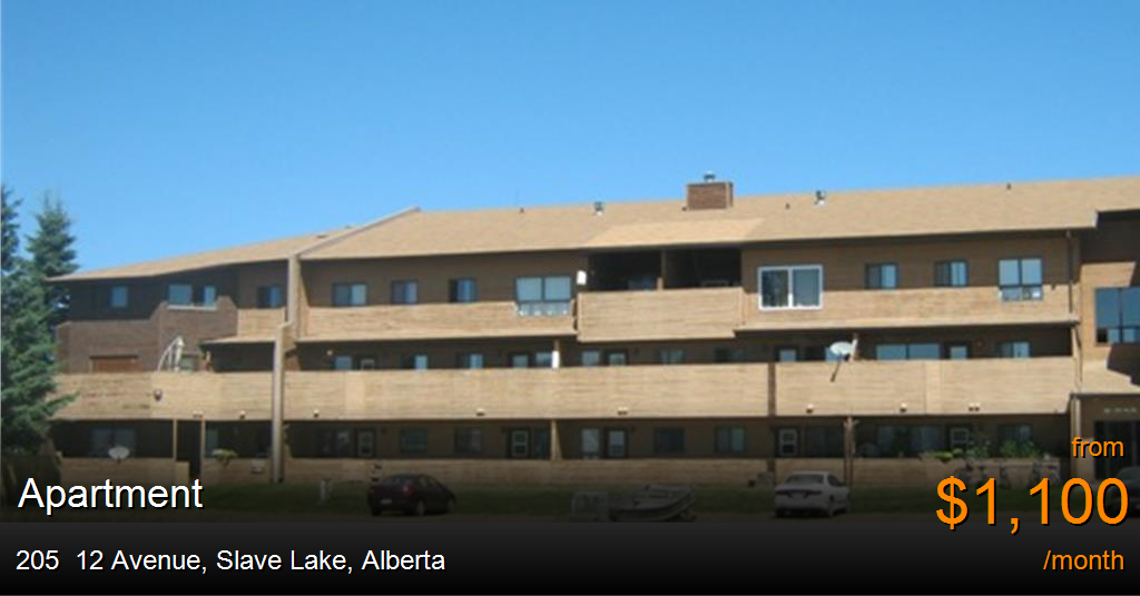 205 12 avenue, slave lake Apartment for Rent