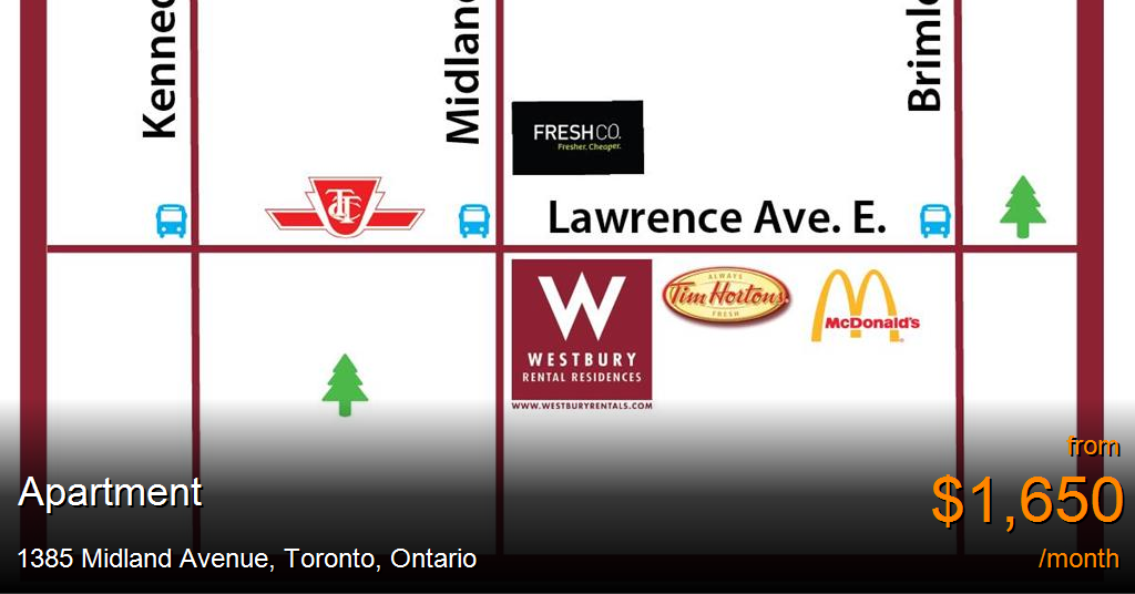 1385 Midland Avenue, Toronto Apartment for Rent