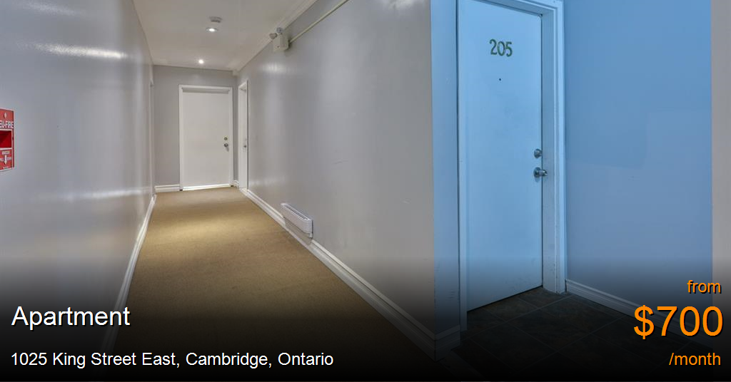 1025 king street east, cambridge Apartment for Rent