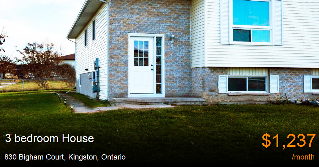 830 bigham court, kingston House for Rent