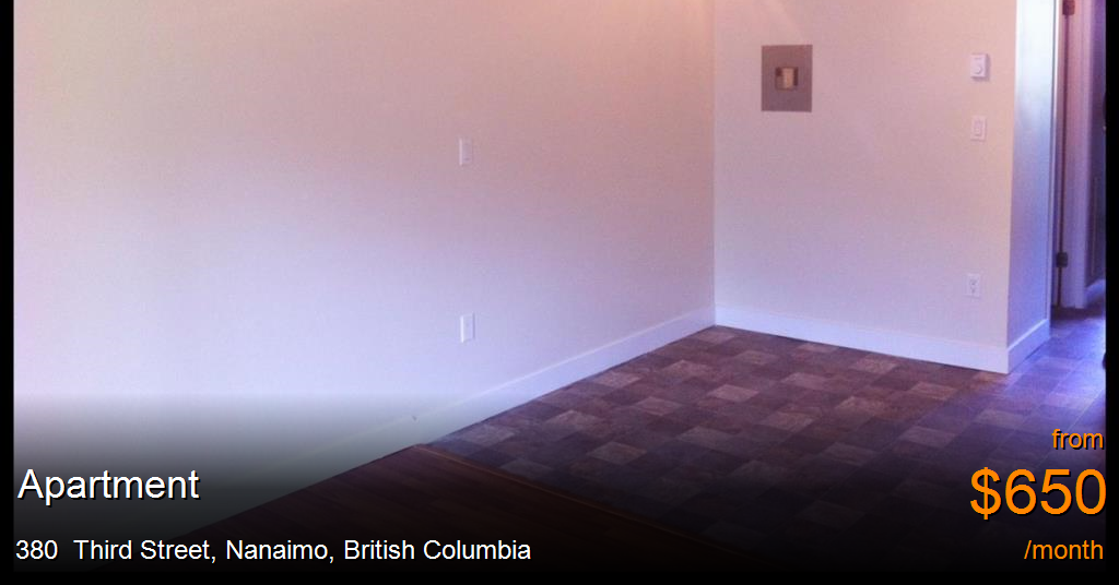 380 third street, nanaimo Apartment for Rent