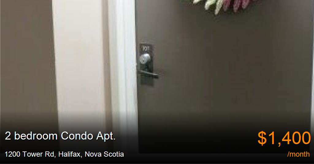 1200 tower rd, halifax Condo Apt. for Rent