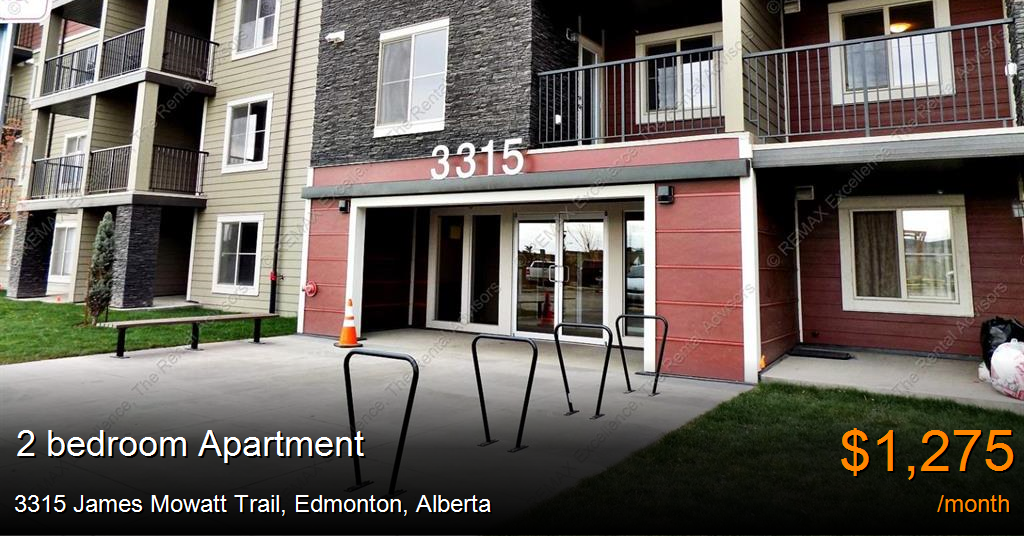 3315 james mowatt trail, edmonton Apartment for Rent