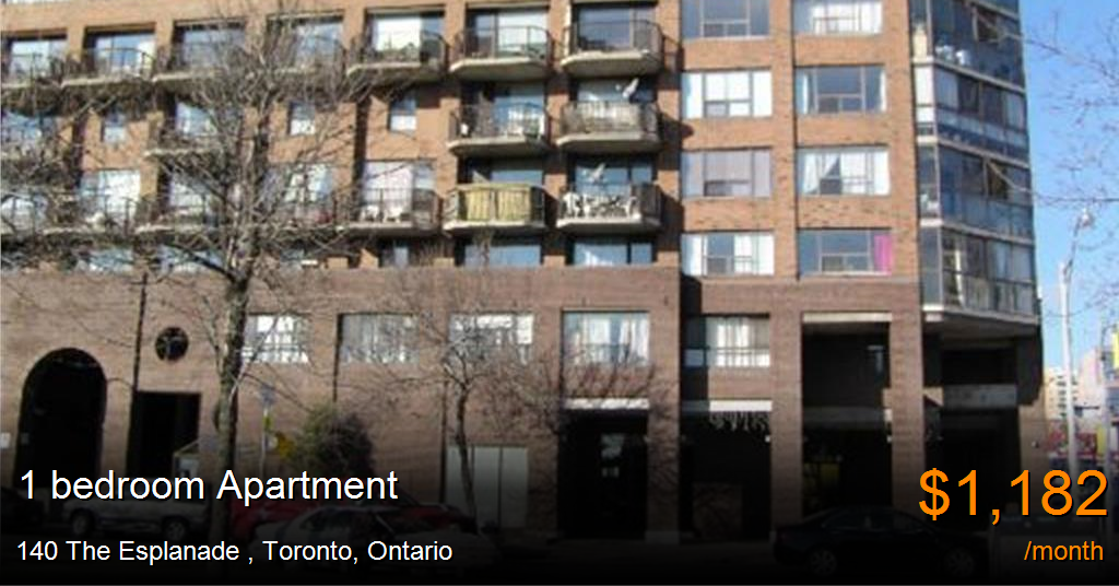 140 the esplanade, toronto Apartment for Rent