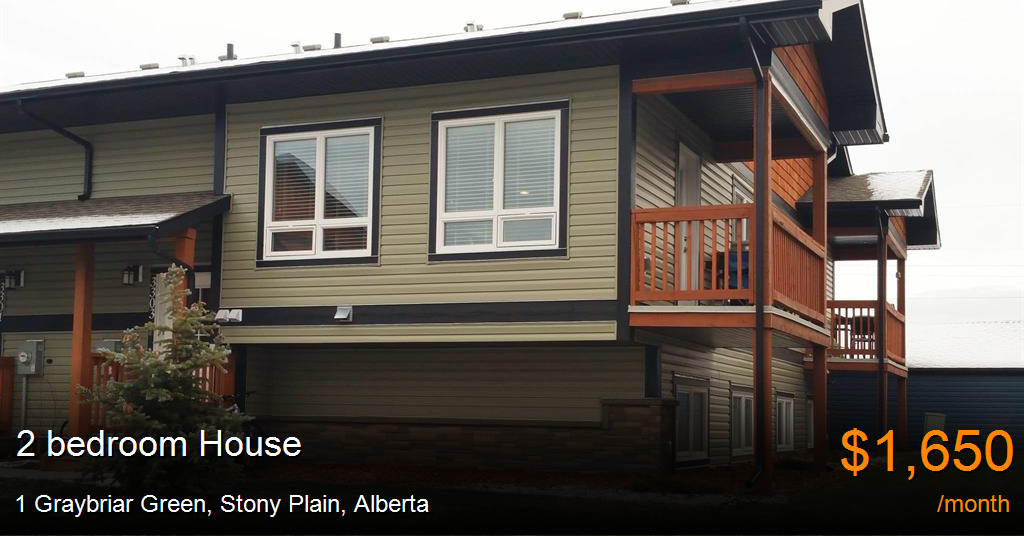 1 graybriar green, stony plain House for Rent