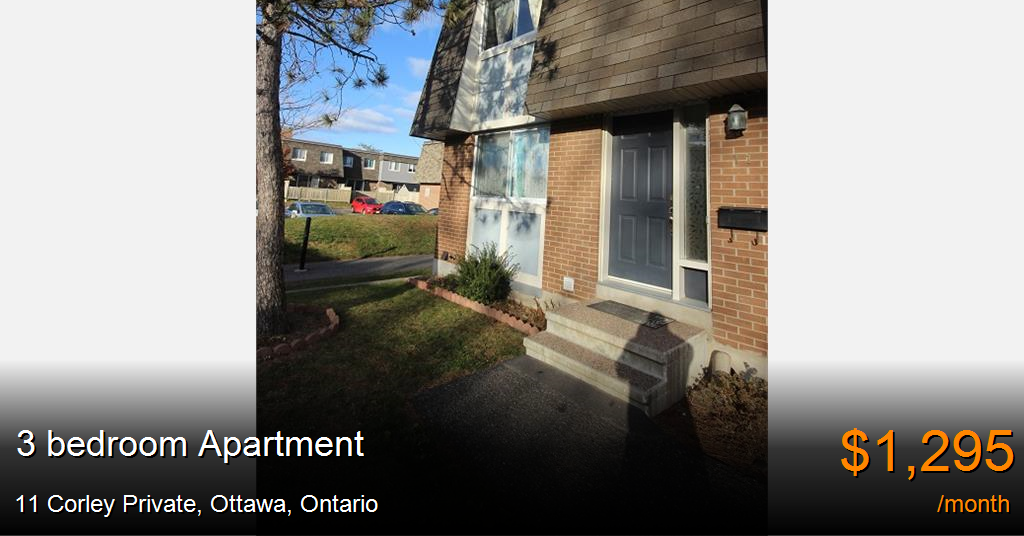 11 corley private, ottawa Apartment for Rent