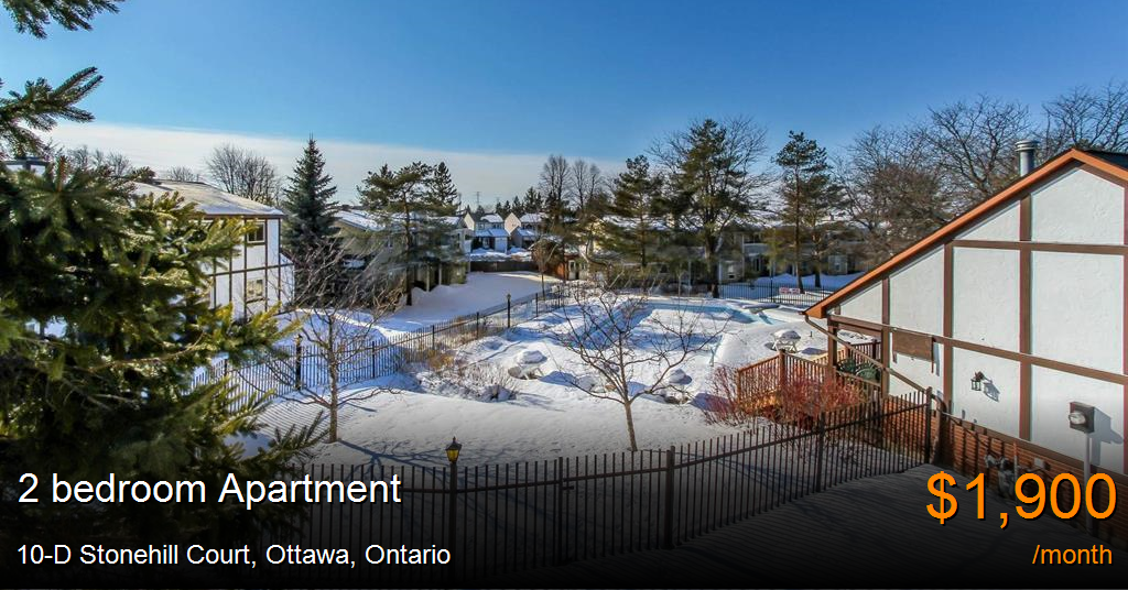 10d stonehill court, ottawa Apartment for Rent