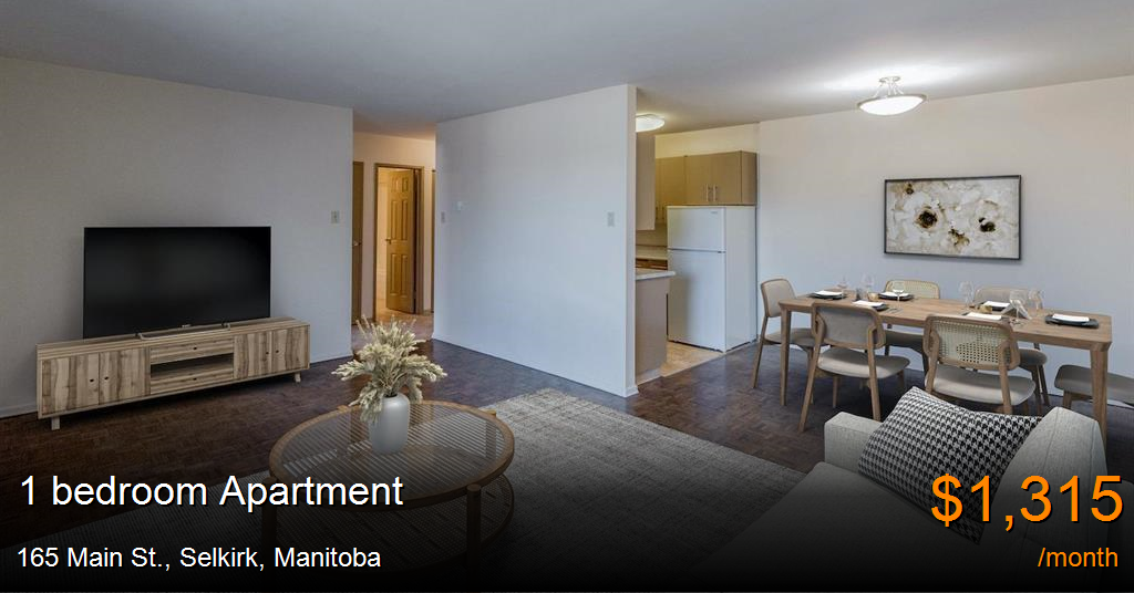 165 main st., selkirk Apartment for Rent