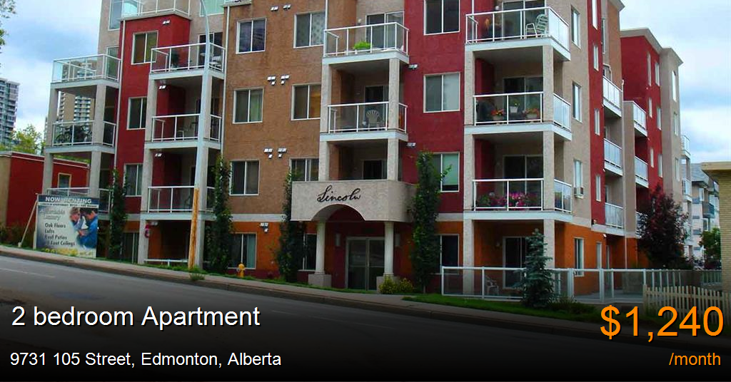 9731 105 street, edmonton Apartment for Rent