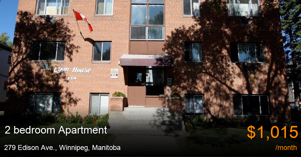 279 Edison Ave., Winnipeg Apartment for Rent