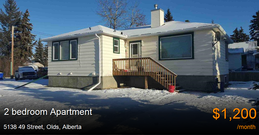 5138 49 street, olds Apartment for Rent