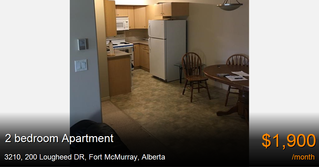 3210, 200 lougheed dr, fort mcmurray Apartment for Rent