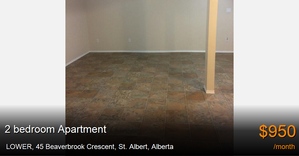 lower, 45 beaverbrook crescent, st. albert Apartment for Rent