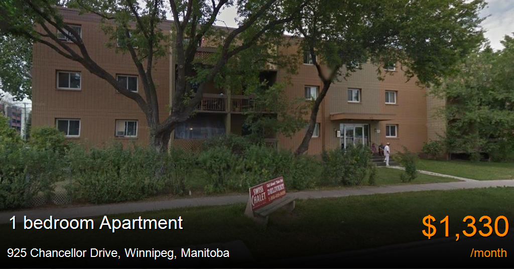 925 chancellor drive, winnipeg Apartment for Rent