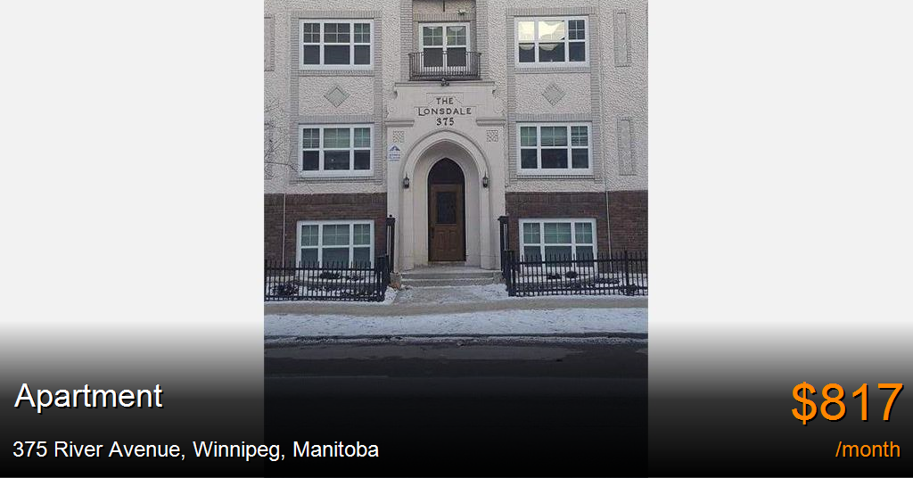 375 river avenue, winnipeg Apartment for Rent