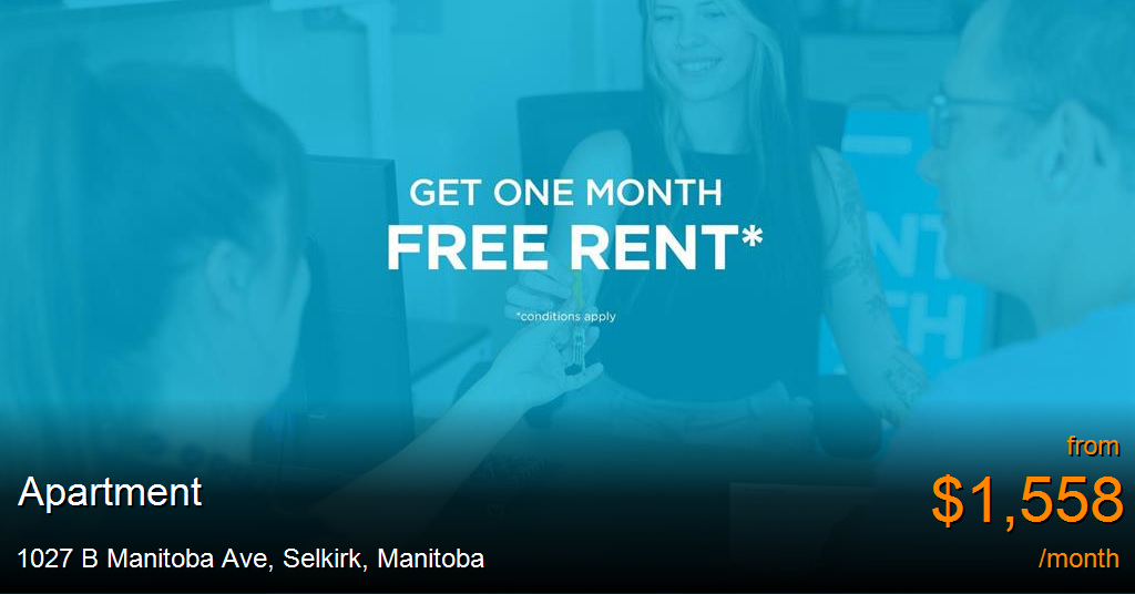 1027 b manitoba ave, selkirk Apartment for Rent