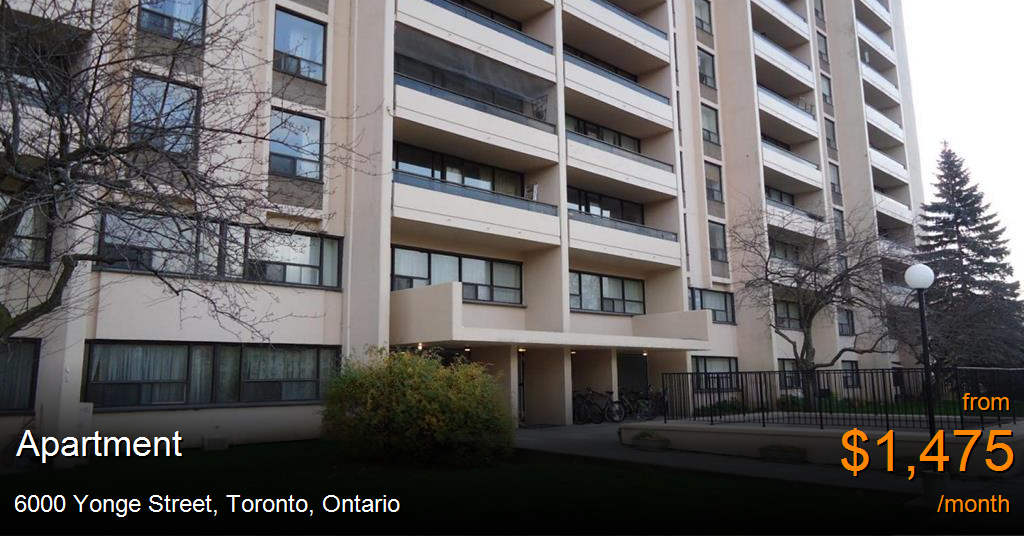 6000 yonge street, toronto Apartment for Rent