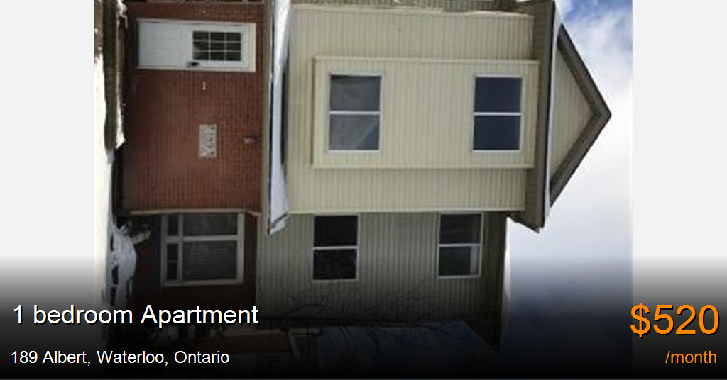 189 albert, waterloo Apartment for Rent