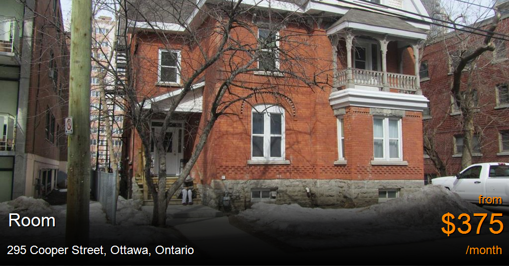 295 cooper street, ottawa Room for Rent