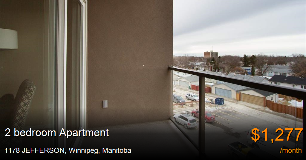 1178 jefferson, winnipeg Apartment for Rent